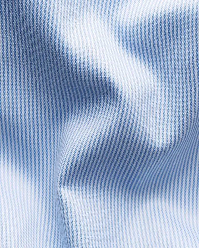 Men Fine Stripe Signature Twill Shirt Blue Eton Dress Shirts Men Fine Stripe Signature Twill Shirt Blue Eton Dress Shirts