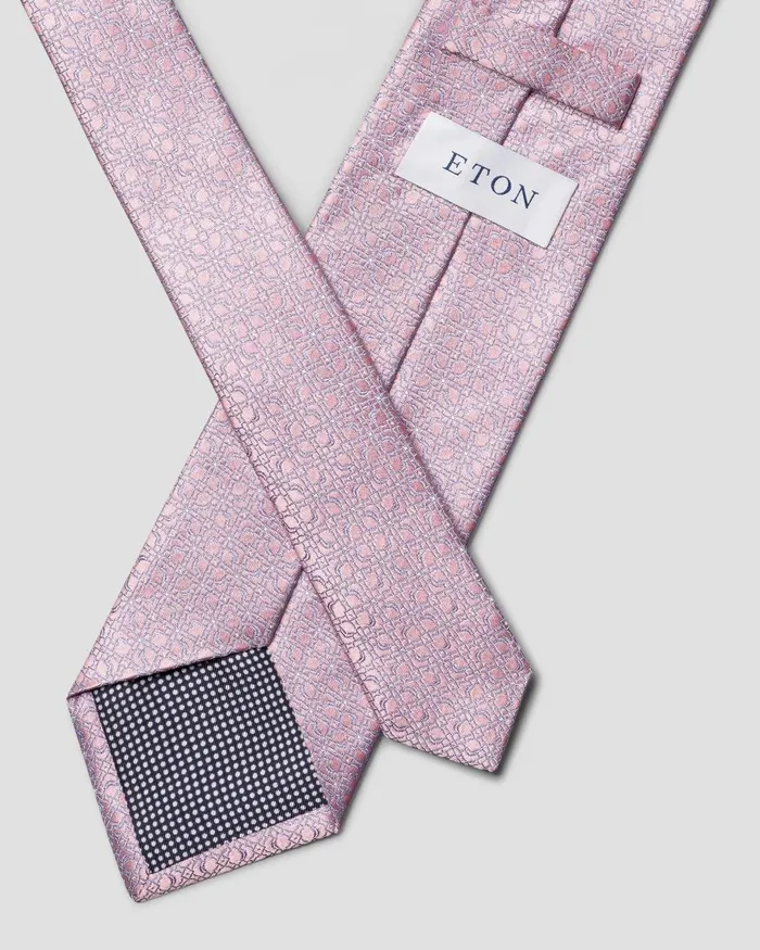 Men Flower Silk Tie Pink Eton Ties Men Flower Silk Tie Pink Eton Ties