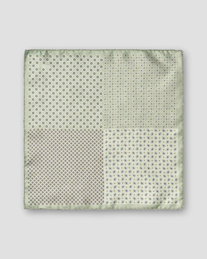 Men FourSide Pocket Square Green Eton Pocket Squares Men FourSide Pocket Square Green Eton Pocket Squares