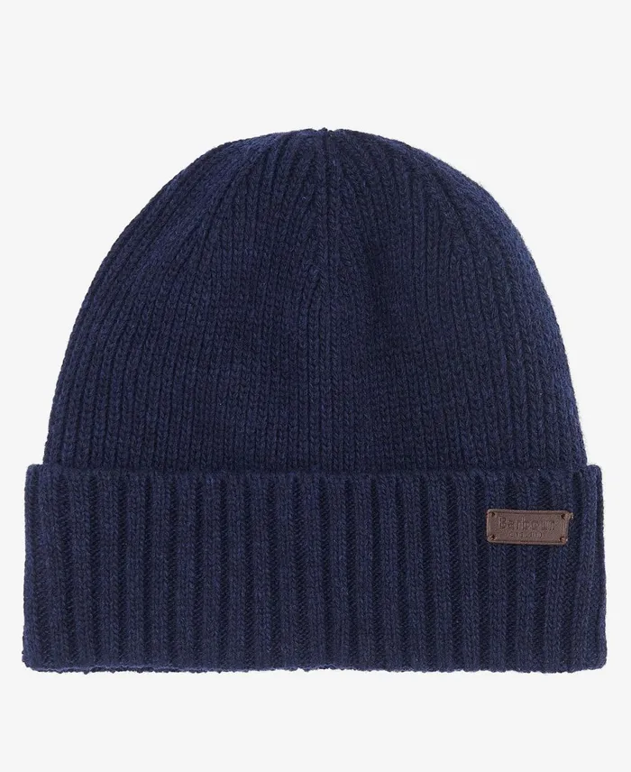 Men Hats Barbour Carlton Beanie Navy