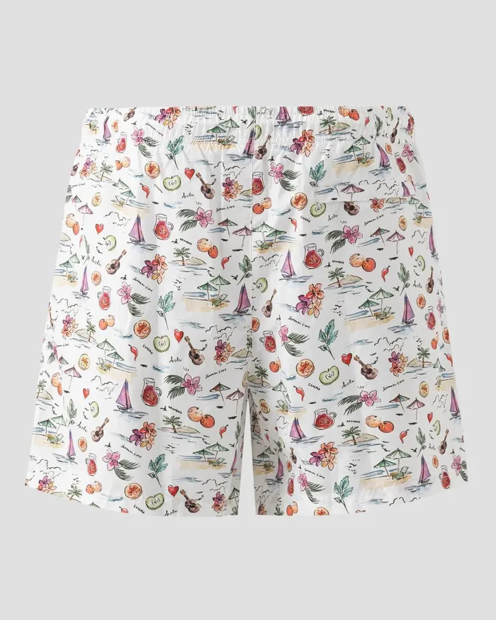 Men Motif Print Swim Shorts Colored Eton Shorts and Swim Shorts Men Motif Print Swim Shorts Colored Eton Shorts and Swim Shorts