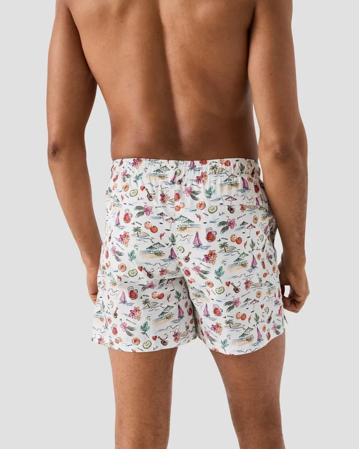 Men Motif Print Swim Shorts Colored Eton Shorts and Swim Shorts Men Motif Print Swim Shorts Colored Eton Shorts and Swim Shorts
