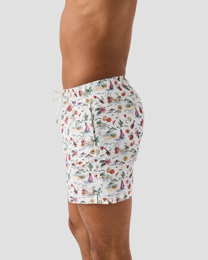 Men Motif Print Swim Shorts Colored Eton Shorts and Swim Shorts Men Motif Print Swim Shorts Colored Eton Shorts and Swim Shorts