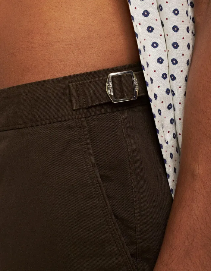 Men Orlebar Brown Day Shorts Bulldog StretchCotton Truffle