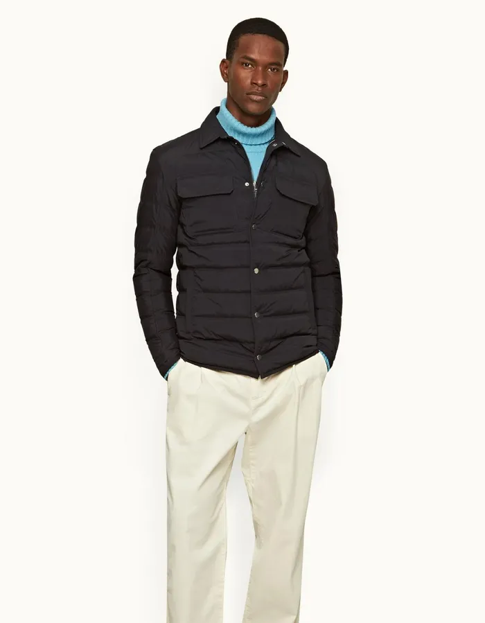 Men Orlebar Brown Jackets and Outerwear Weekes Night Iris
