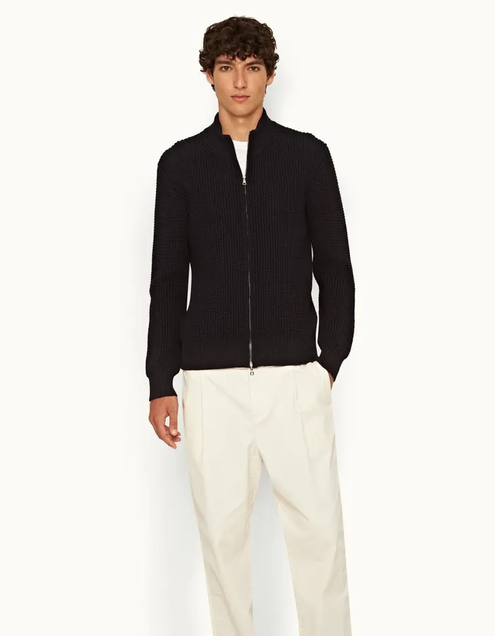 Men Orlebar Brown Knitwear Swan Night Iris