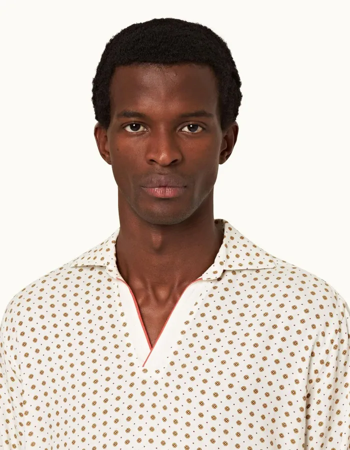 Men Orlebar Brown Shirts Ridley Sea Mist
