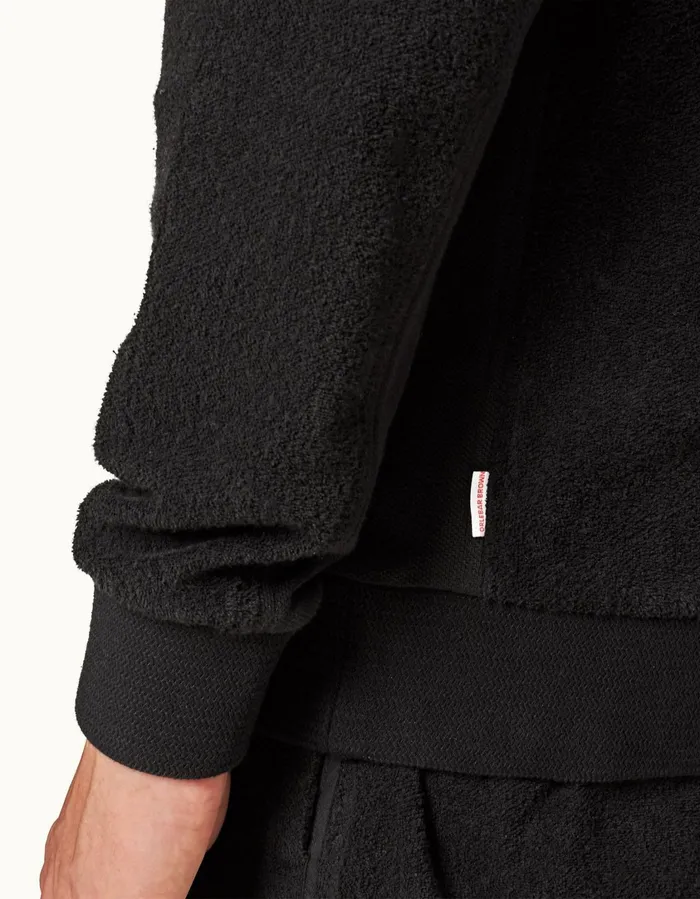 Men Orlebar Brown Sweats Isar Black