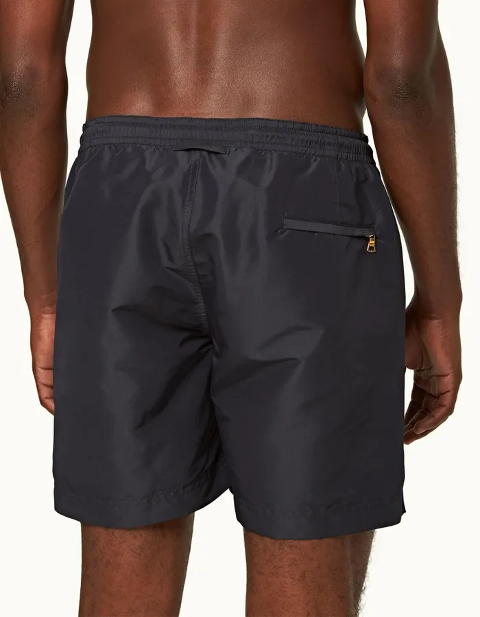 Men Orlebar Brown Swim Shorts Bulldog Drawcord Night Iris