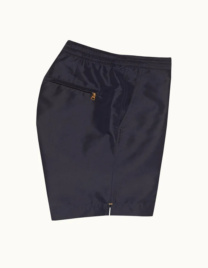 Men Orlebar Brown Swim Shorts Bulldog Drawcord Night Iris
