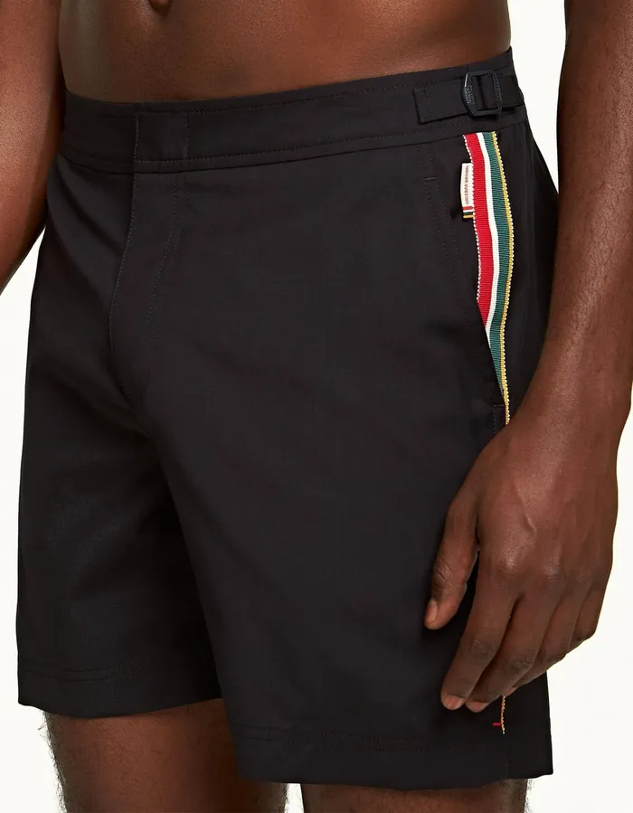 Men Orlebar Brown Swim Shorts Bulldog Merino Night Iris