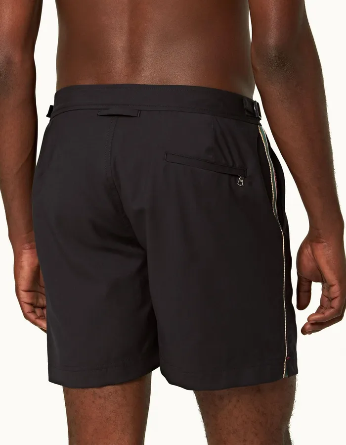 Men Orlebar Brown Swim Shorts Bulldog Merino Night Iris