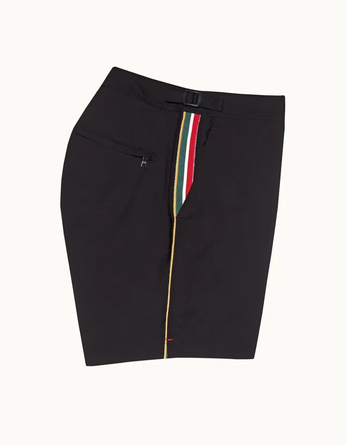 Men Orlebar Brown Swim Shorts Bulldog Merino Night Iris