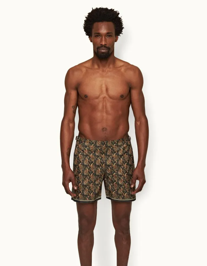Men Orlebar Brown Swim Shorts Bulldog Palm