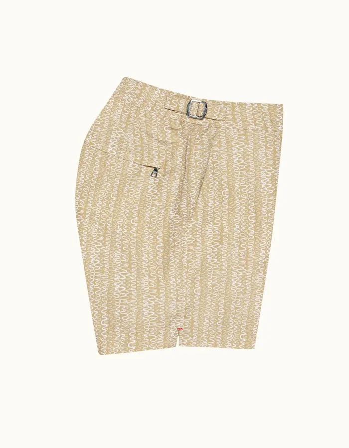 Men Orlebar Brown Swim Shorts Setter Biscuit