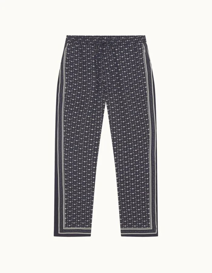 Men Orlebar Brown Trousers Alfred Dark Sapphiresea Mist
