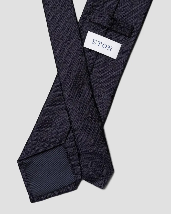 Men Polka Dot Grenadine Silk Tie Blue Eton Ties Men Polka Dot Grenadine Silk Tie Blue Eton Ties