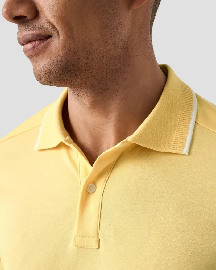 Men Polo Shirt Yellow Eton Polo Shirts Men Polo Shirt Yellow Eton Polo Shirts
