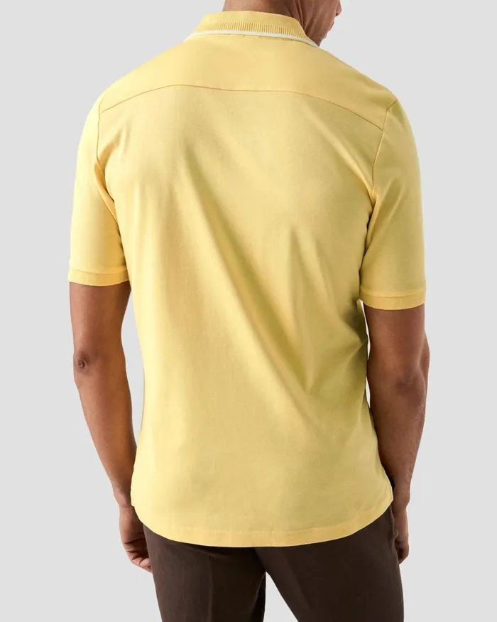 Men Polo Shirt Yellow Eton Polo Shirts Men Polo Shirt Yellow Eton Polo Shirts