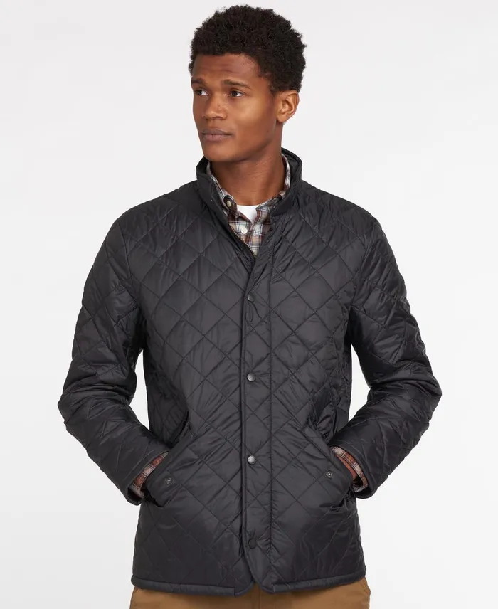 Men Quilted Jackets Barbour Flyweight Chelsea Quilted Jacket Black