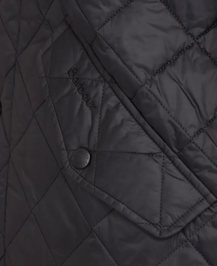 Men Quilted Jackets Barbour Flyweight Chelsea Quilted Jacket Black