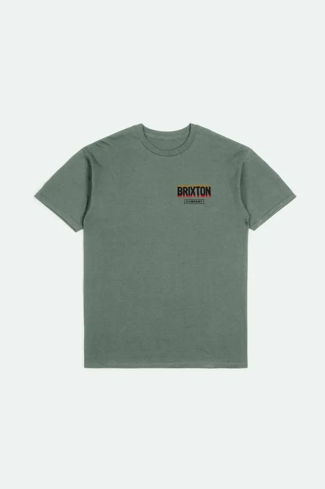 Men Raven SS Tailored TShirt Laurel Wreath Brixton TShirts