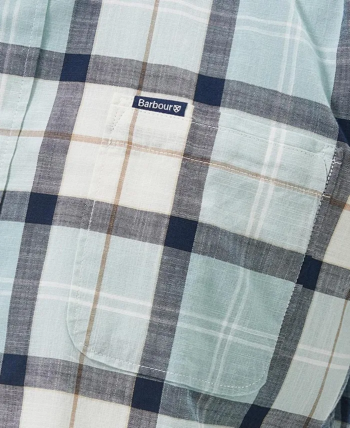 Men Shirts Barbour Delton Tailored Shirt Blue Chalk Tartan Men Shirts Barbour Delton Tailored Shirt Blue Chalk Tartan