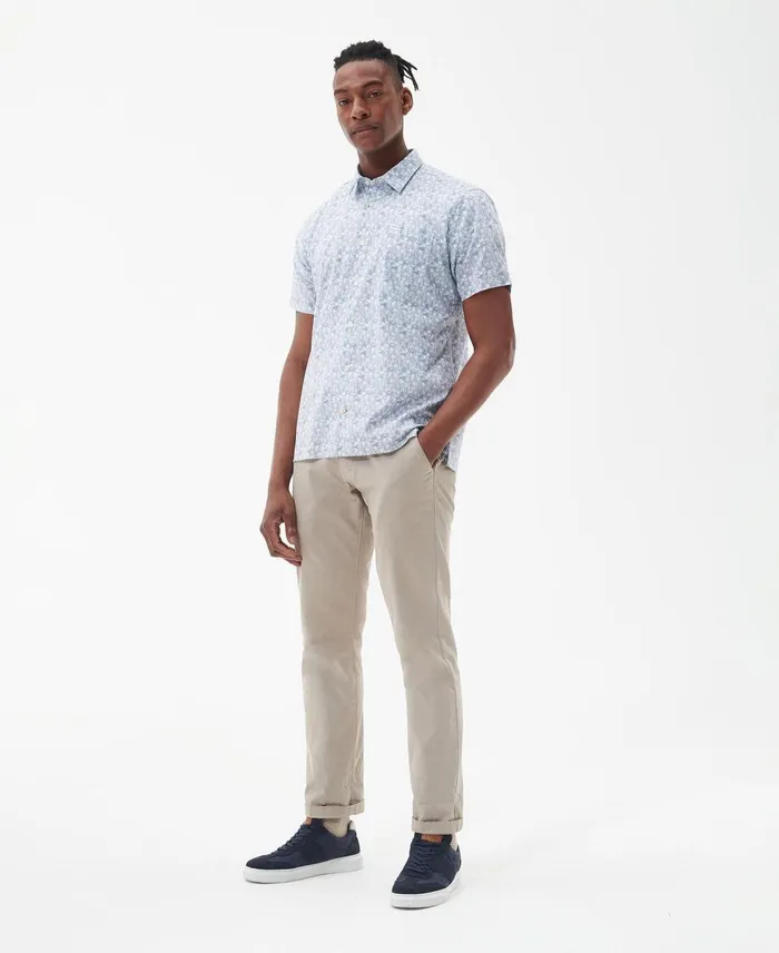 Men Shirts Barbour Lowick Regular Summer Shirt Whisper White Men Shirts Barbour Lowick Regular Summer Shirt Whisper White