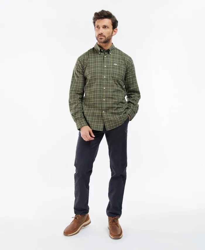 Men Shirts Barbour Pelton Regular Shirt Navy Men Shirts Barbour Pelton Regular Shirt Navy