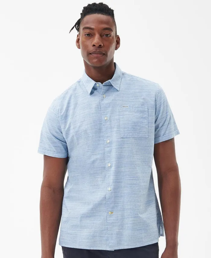 Men Shirts Barbour Seaswell Summer Shirt Chambray