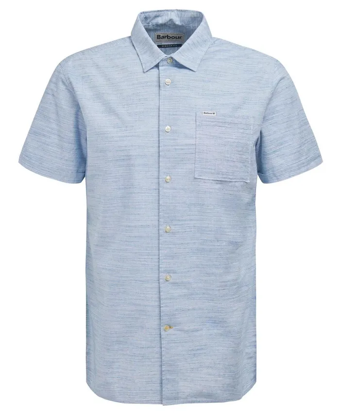 Men Shirts Barbour Seaswell Summer Shirt Chambray Men Shirts Barbour Seaswell Summer Shirt Chambray