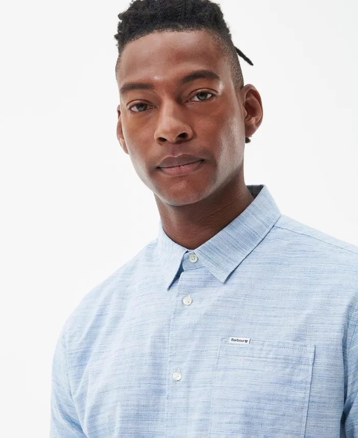 Men Shirts Barbour Seaswell Summer Shirt Chambray Men Shirts Barbour Seaswell Summer Shirt Chambray