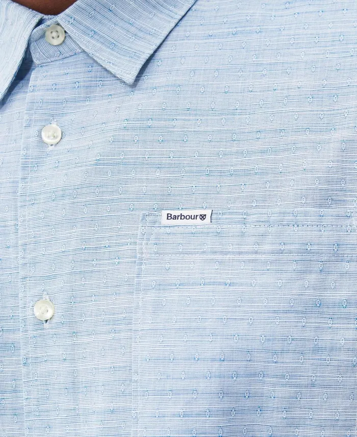 Men Shirts Barbour Seaswell Summer Shirt Chambray Men Shirts Barbour Seaswell Summer Shirt Chambray