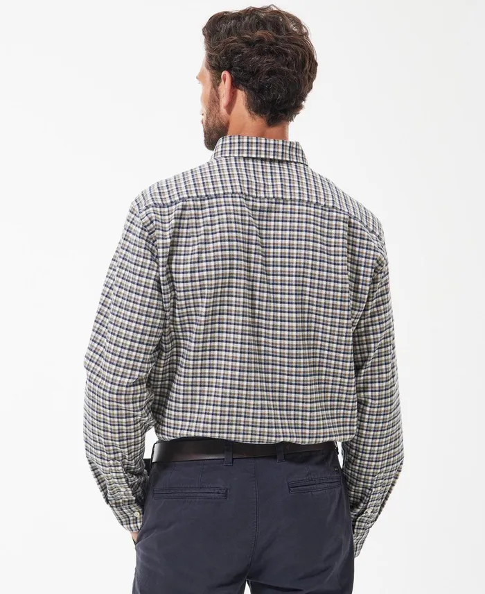 Men Shirts Barbour Tanlaw Regular Shirt Whisper Classic White Men Shirts Barbour Tanlaw Regular Shirt Whisper Classic White
