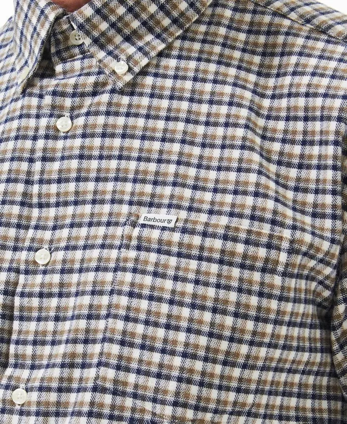 Men Shirts Barbour Tanlaw Regular Shirt Whisper Classic White Men Shirts Barbour Tanlaw Regular Shirt Whisper Classic White