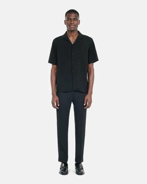 Men Shirts The Kooples Black ShortSleeved Shirt Black