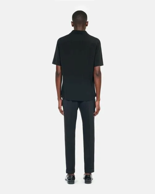 Men Shirts The Kooples Black ShortSleeved Shirt Black