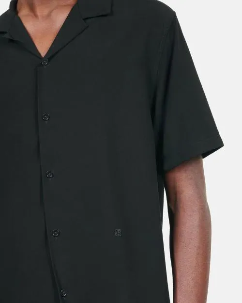 Men Shirts The Kooples Black ShortSleeved Shirt Black