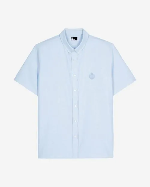 Men Shirts The Kooples ShortSleeved Blue Shirt Sky