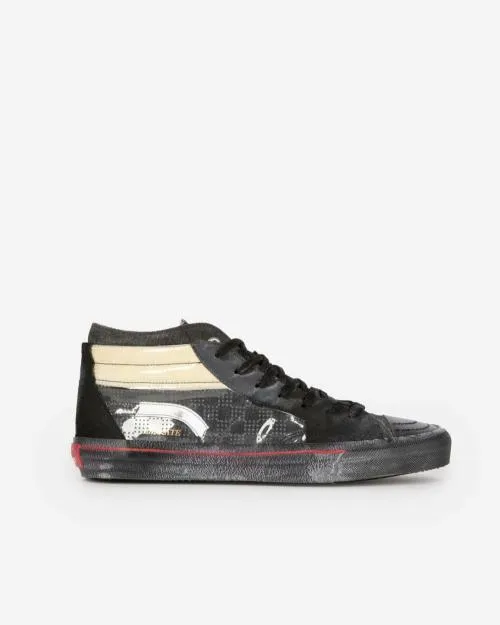 Men Sneakers The Kooples X HidnAnder Black HighTop Sneakers Black