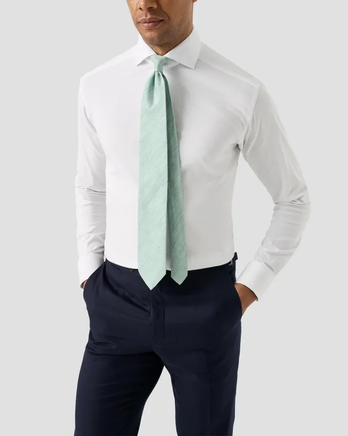 Men Solid Cotton FourWay Stretch Shirt White Eton Dress Shirts Men Solid Cotton FourWay Stretch Shirt White Eton Dress Shirts