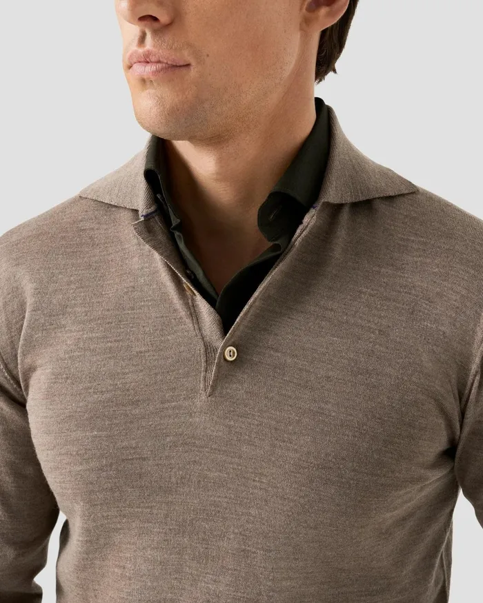 Men Solid Merino Wool Shirt Green Eton Dress Shirts Men Solid Merino Wool Shirt Green Eton Dress Shirts