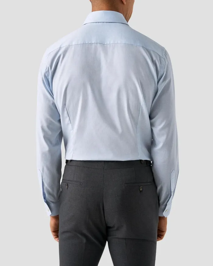 Men Solid Signature Oxford Shirt Blue Eton Dress Shirts Men Solid Signature Oxford Shirt Blue Eton Dress Shirts