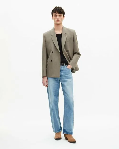Men Suits The Kooples Beige Wool Suit Jacket Beige Melange