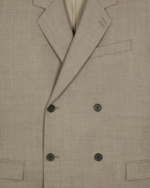 Men Suits The Kooples Beige Wool Suit Jacket Beige Melange
