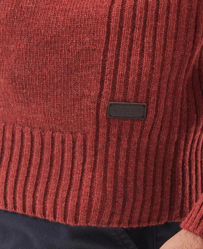 Men Sweaters Barbour Nelson Essential Half Zip Sweatshirt Dark Sand Men Sweaters Barbour Nelson Essential Half Zip Sweatshirt Dark Sand