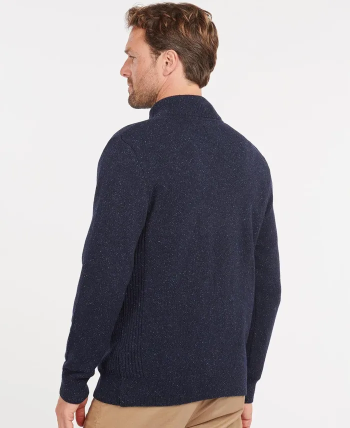 Men Sweaters Barbour Tisbury Half Zip Sweater Grey