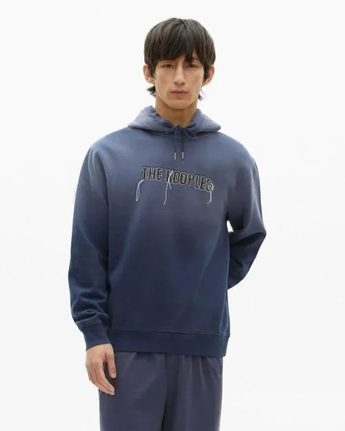 Men Sweatshirts The Kooples Navy Logo Sweatshirt Dark Navy