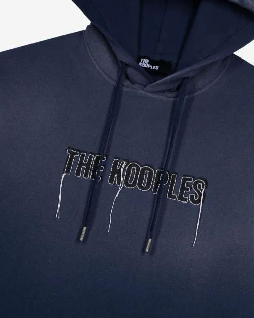 Men Sweatshirts The Kooples Navy Logo Sweatshirt Dark Navy
