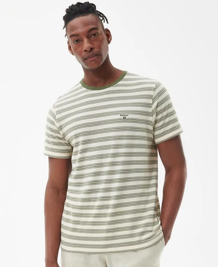 Men TShirts Barbour Sherburn TShirt Cornstalk